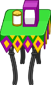 Furni mardigras table small