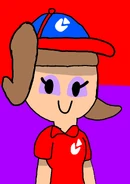 Joy (Red and Purple Background)