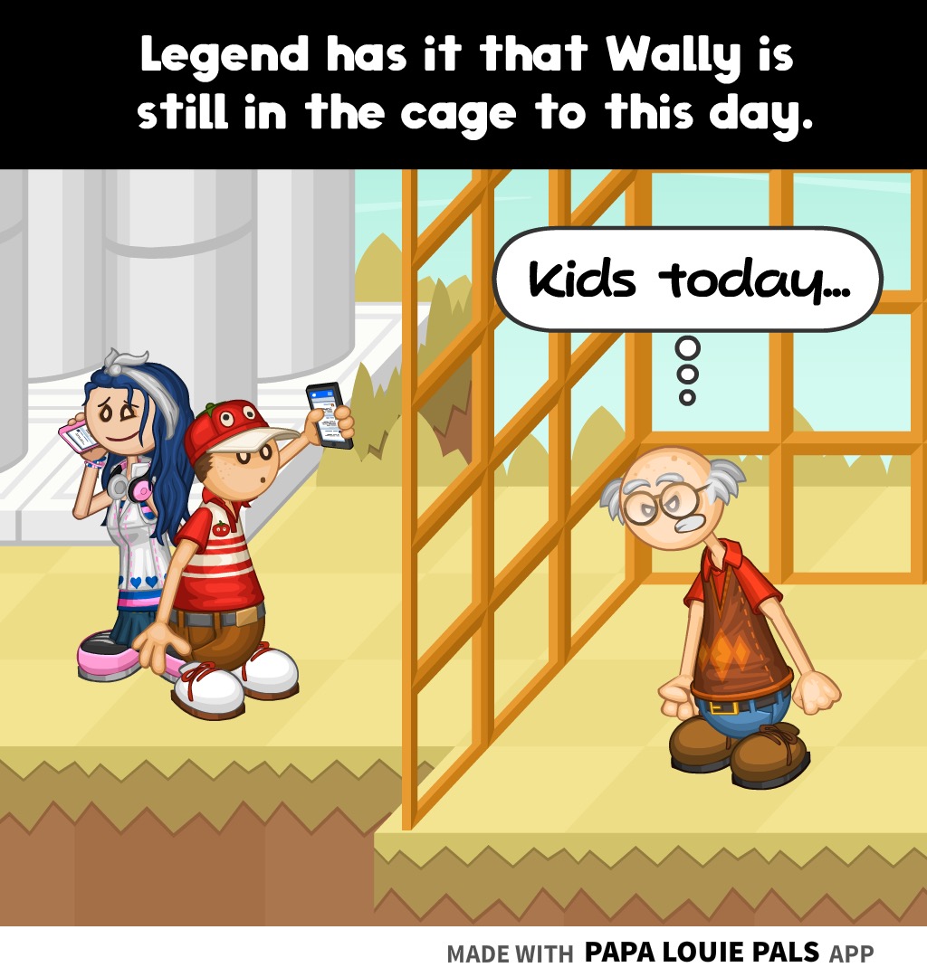 I made a backstory for Wally in 1962 when he met Papa Louie. : r