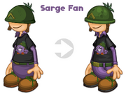 Flipline Studios Fanon Wiki - Sarge Fan Papa Louie 2, HD Png