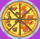 Utah's order during Summer Luau in Papa's Pizzeria HD