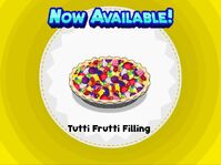 Unlocking tutti frutti filling