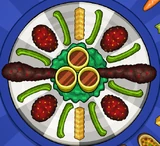 Iggy's order during Lucky Lucky Matsuri in Papa's Wingeria To Go!