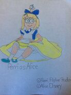 Perri as Alice by Plaxton