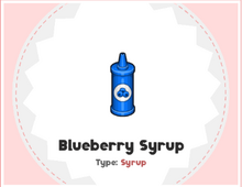 Blueberry Syrup PHD