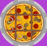 Big Pauly's regular order in Papa's Pizzeria HD