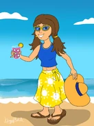 Utah in her style H gear