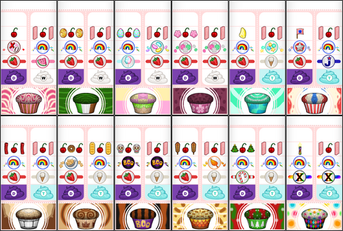 My order tickets throughout the holidays for Papa's Cupcakeria HD