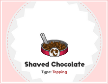 Shaved chocolate