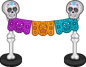 Furni dayofthedead papelpicado
