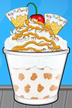 Papa's Scooperia- Unlock Sticker 019 (Ice-Cream Express) 