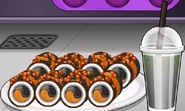 Halloween Sushi To Go.jpg (89 KB) A plate of sushi and bubble tea