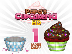 Papa's Cupcakeria HD Rank 3 Unlock Perri + Frosted Flower 