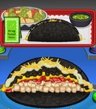 Perri's order during Halloween in Papa's Taco Mia HD