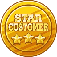 Gold Customer Award in Papa's Bakeria onward.