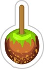 Caramel Apple Sticker