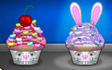 Mandi's order during Easter in Papa's Cupcakeria To Go!