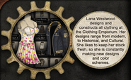 Lana Westwood: Fashion Design