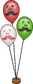 Furni pizza balloons