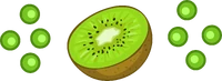 Sushiria Kiwi Bubbles (Transparent)