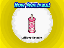 Lollipop drizzle