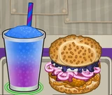 Sarge Fan's order during New Year in Papa's Cluckeria To Go!