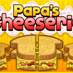 Papa's Cheeseria Day 21 Rank 14 (100% and 5 stars Customer) Summer Luau  (New Waffle Fries) Gameplay 