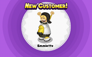 Emmlette is unlocked in Papa's Pizzeria HD