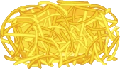 Shredded Cheddar Transparent - Cheeseria.png
