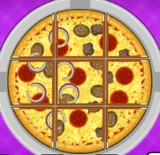 Big Pauly's order in Papa's Pizzeria To Go!