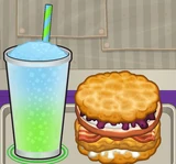 Big Pauly's order during Thanksgiving in Papa's Cluckeria To Go!