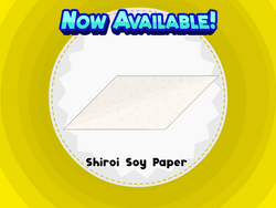 Shiroi Soy Paper