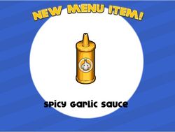 Spicy garlic sauce unlocked