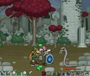 A Medusalock attacking soldiers