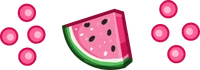 Sushiria Watermelon Bubbles (Transparent)