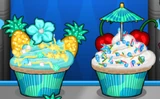 Utah's order during Summer Luau in Papa's Cupcakeria HD