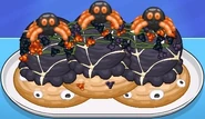 A large cookie sundae