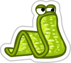 Dill Worm Sticker
