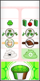 Julep's order during St. Paddy's Day in Papa's Cupcakeria HD