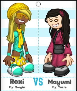 Powderpoint round1 b.jpg (48 KB) Roxi vs. Mayumi
