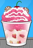 Duke Gotcha's order during Valentine's Day in Papa's Freezeria Deluxe