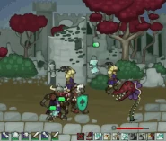 A basic Trailsnapper attacking soldiers