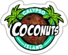 Calypso Island Coconuts Sticker