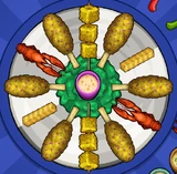 Skyler's order during Mardi Gras in Papa's Wingeria To Go!