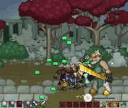 A Stratusnout attacking soldiers