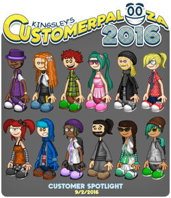 Kingsley's Customerpalooza 2018, Free Flash Game, Flipline Studios