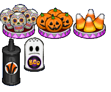 Papa's Hot Doggeria HD - All Halloween Toppings Unlocked 