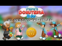 Papa's Cupcakeria: All Gold Customers! 
