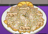 Skip's order during Summer Luau in Papa's Pastaria To Go!