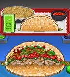 Chester's order during Christmas in Papa's Taco Mia HD